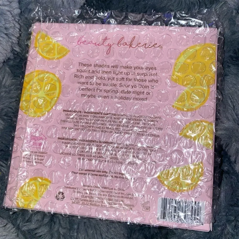 BEAUTY BAKERIE  Sour Ya Doin'? Eyeshadow Palette NWT